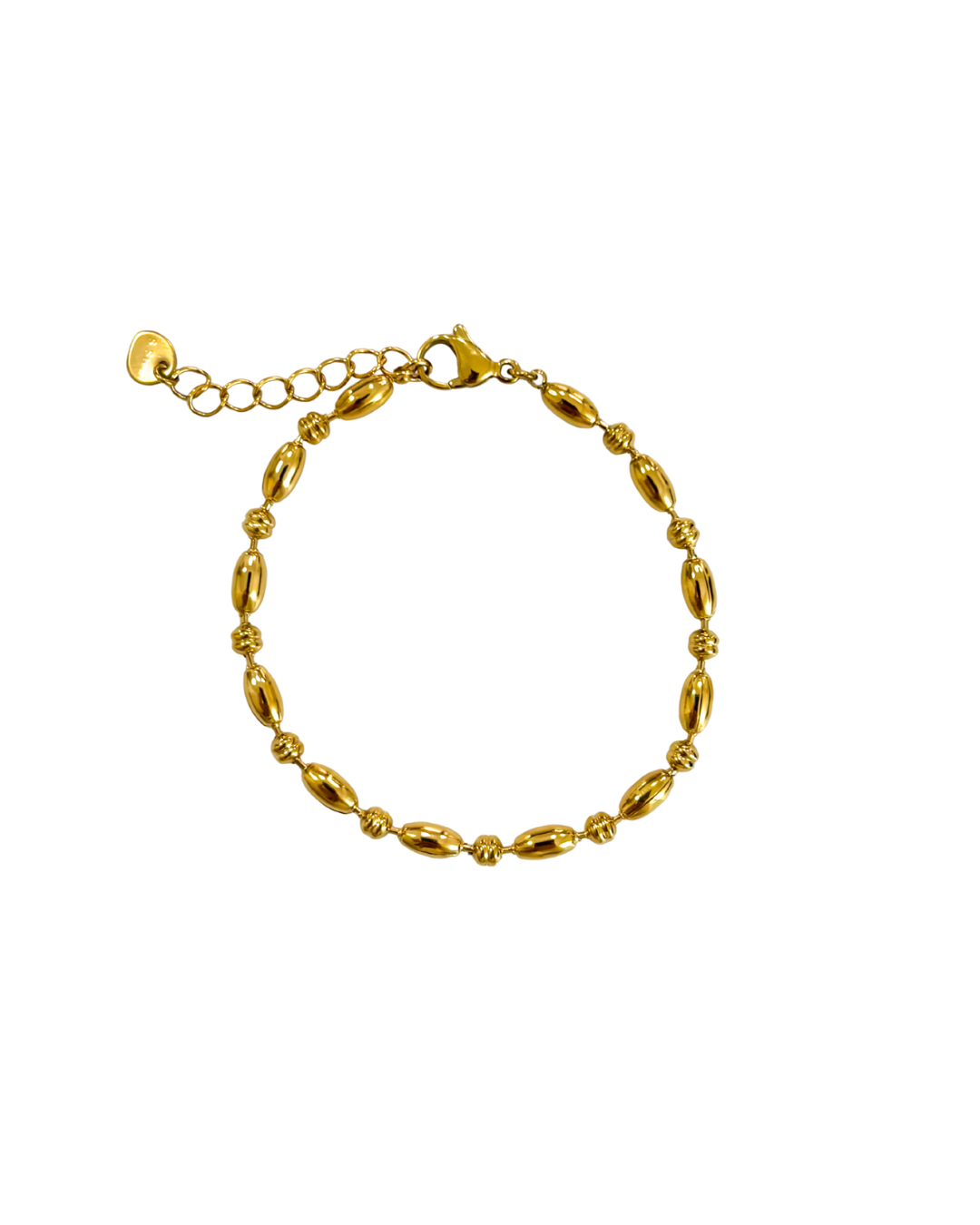 Pulseira Contas Dourado