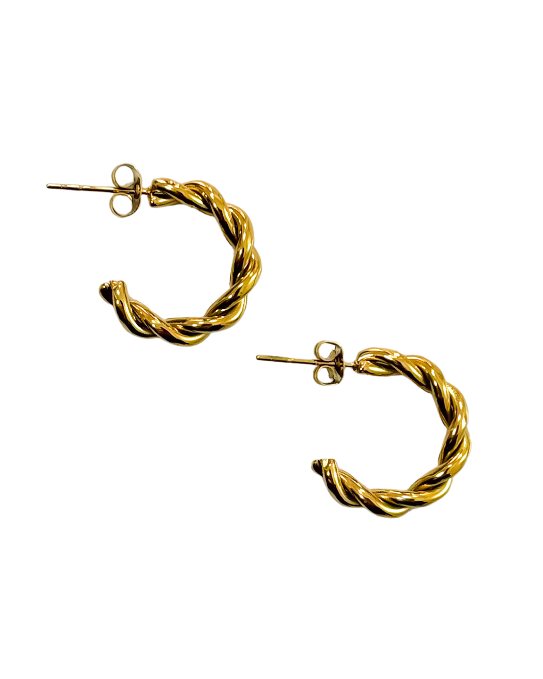 Brincos Twisted Dourado