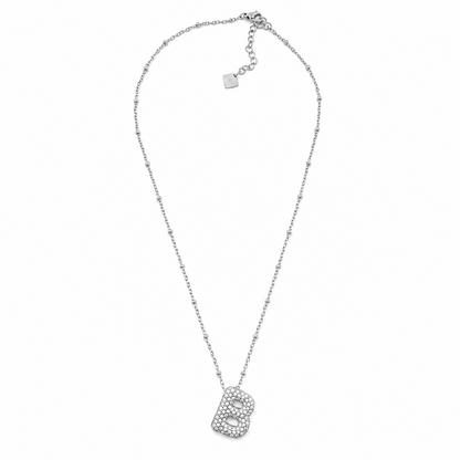 Colar Inicial Bubbles Brilhantes Dourado ou Prateado