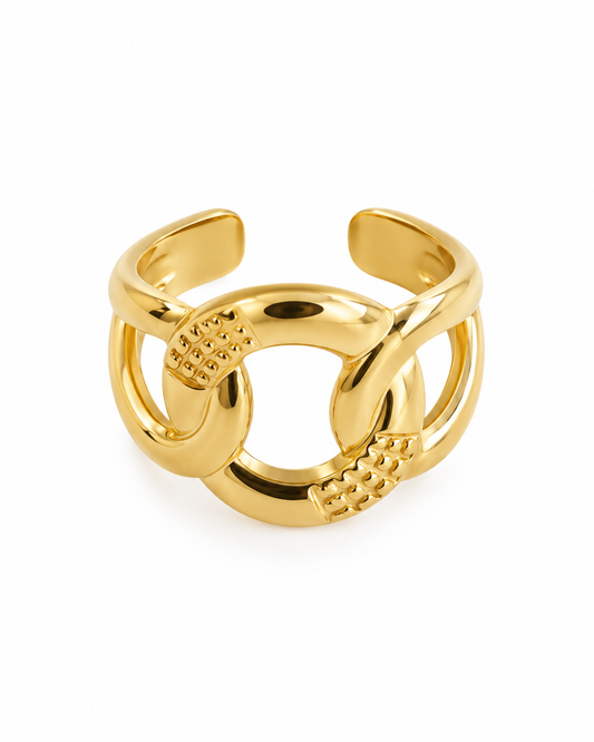 Earcuff Corrente Dourado ou Prateado
