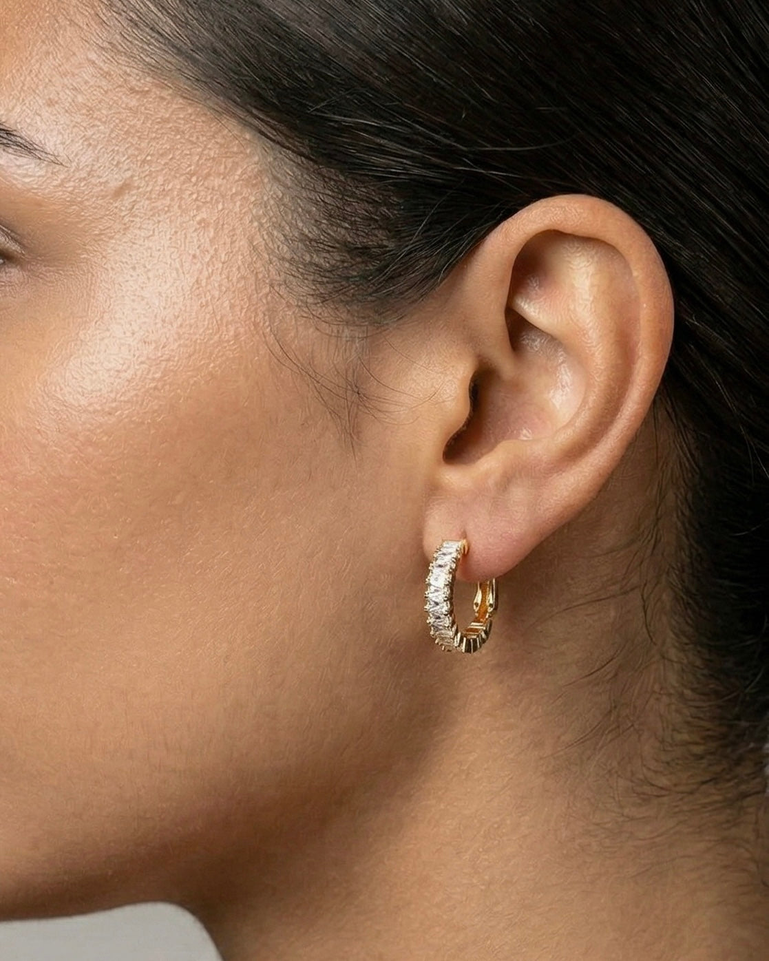 Brincos Zircónias Dourado ou Prateado