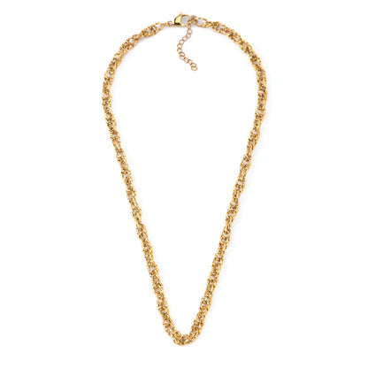 Colar Trabalhado Dourado ou Prateado