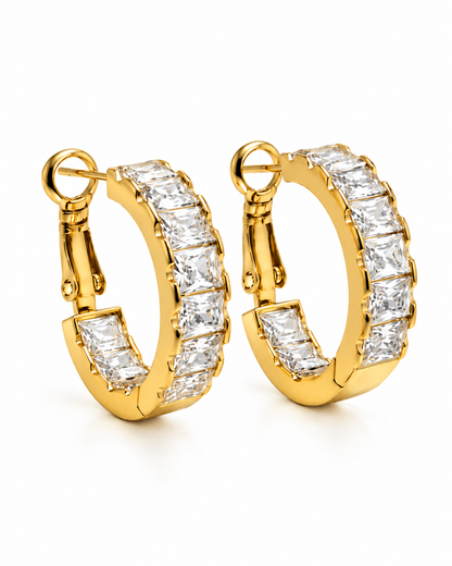 Brincos Brilhantes Dourado