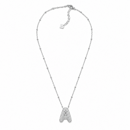 Colar Inicial Bubbles Brilhantes Dourado ou Prateado