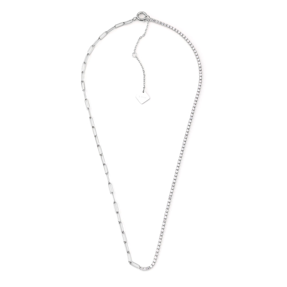 Colar Riviera Corrente Dourado ou Prateado