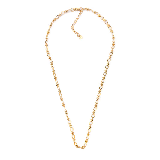 Colar Mini Nós Dourado ou Prateado