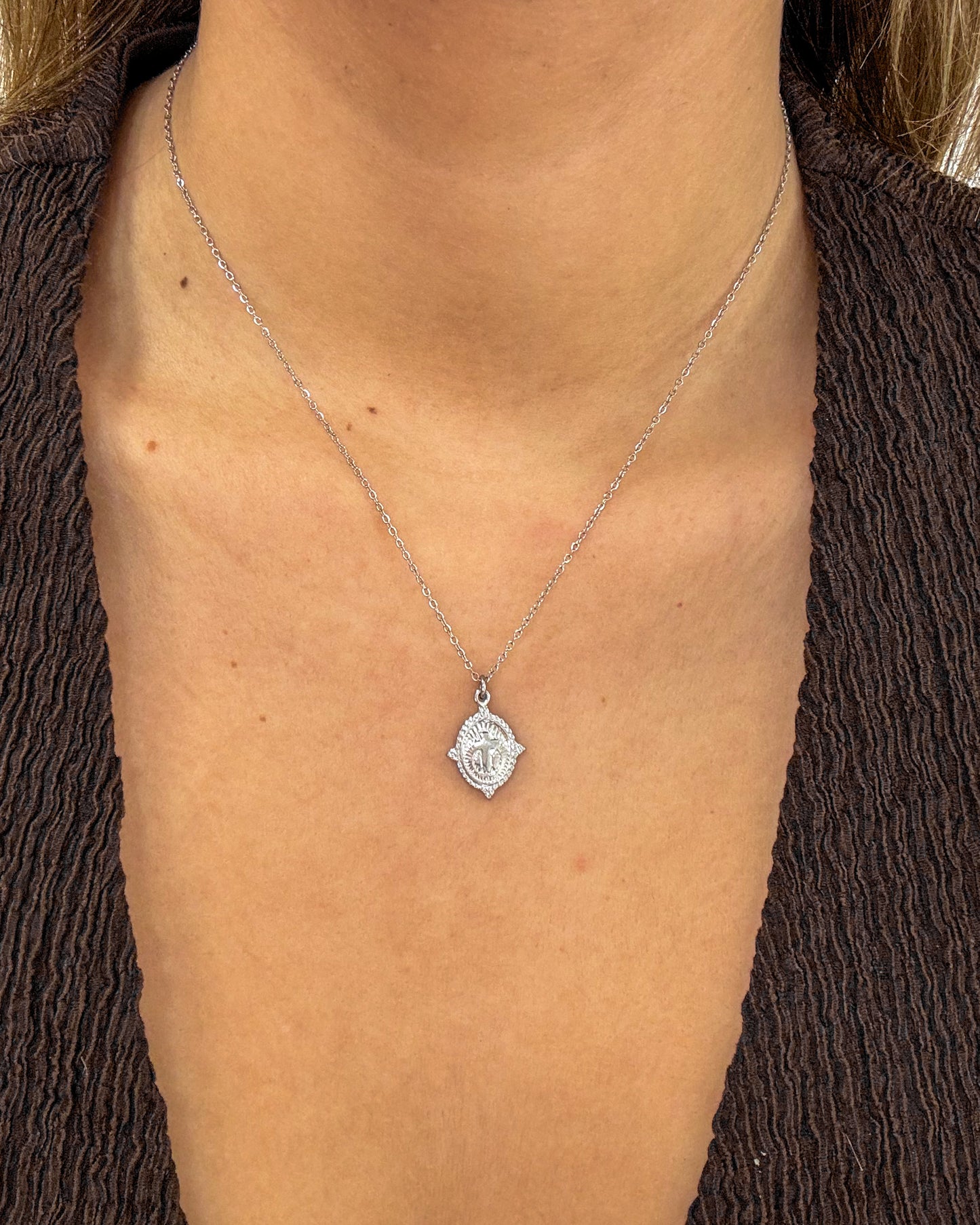 Colar Angel Prateado