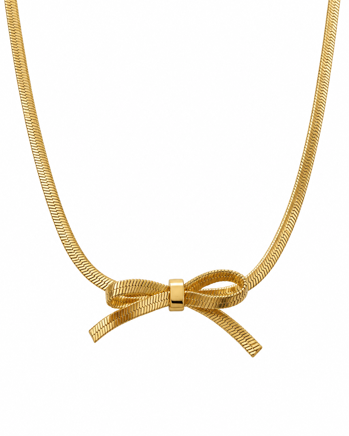 Colar Laço Dourado