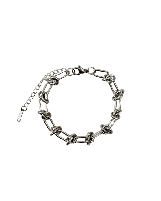 Pulseira Nós Prateado