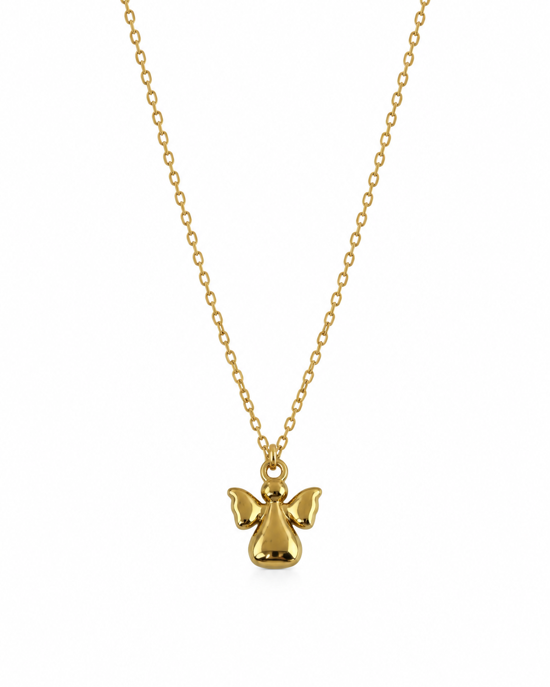Colar Anjo da Guarda Dourado ou Prateado