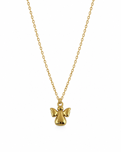 Colar Anjo da Guarda Dourado ou Prateado