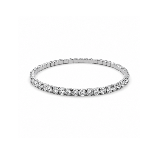 Pulseira Elástica Brilhantes Dourado ou Prateado