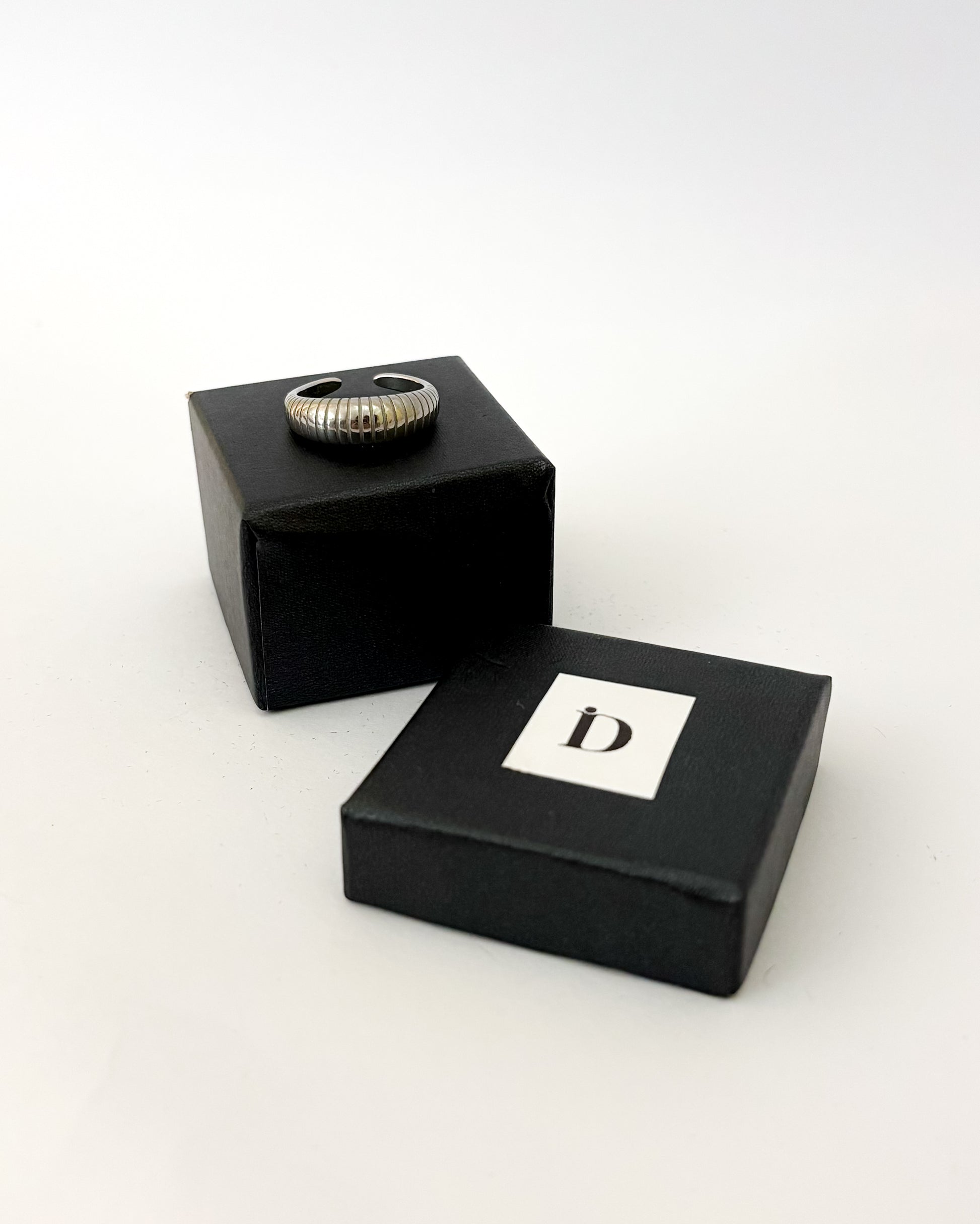 anel numerado prateado aço inox 316l