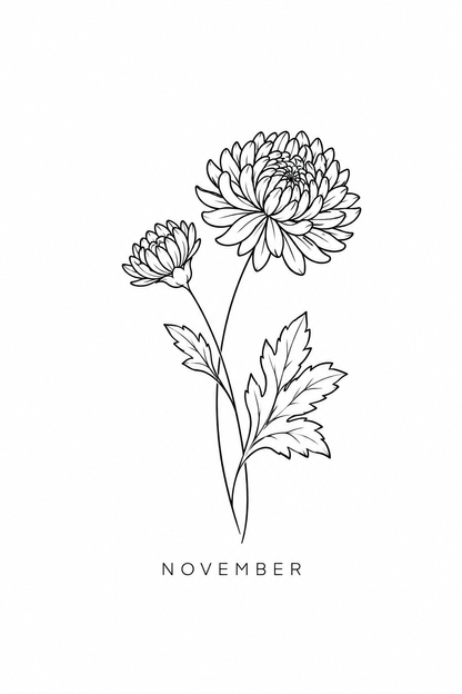 Colar Flor do Mês Dourado