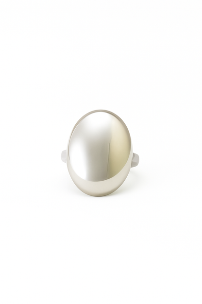 Anel Oval Ajustável | Dourado ou Prateado | Aço Inoxidável