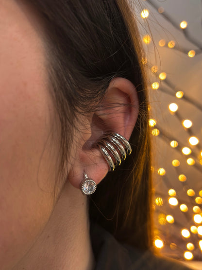 Earcuff Trendy Prateado