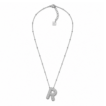 Colar Inicial Bubbles Brilhantes Dourado ou Prateado
