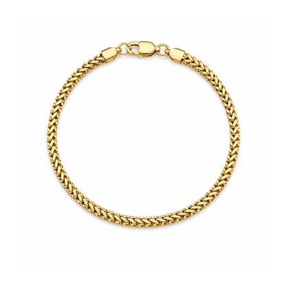 Pulseira Corrente Masculina Dourado ou Prateado