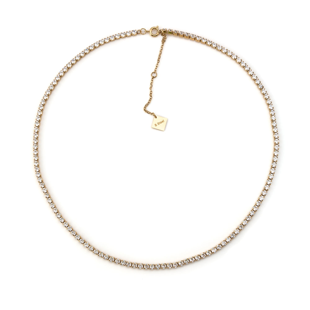 Colar Riviera Dourado ou Prateado