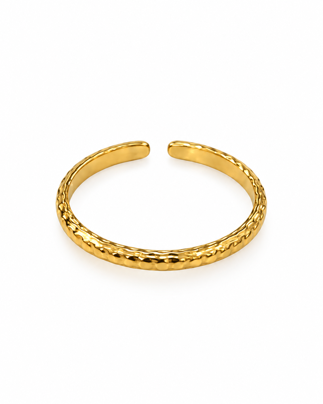 Anel Simples Trabalhado Dourado ou Prateado