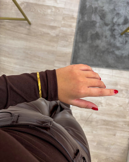 Pulseira Snake Dourado (calendário)