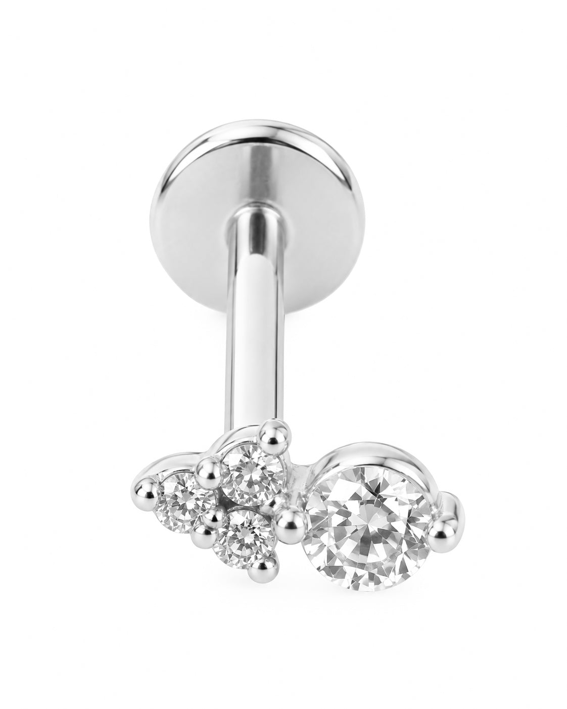 Piercing Brilhantes Dourado ou Prateado