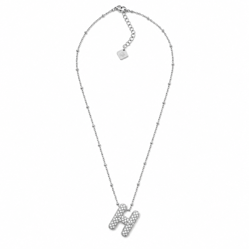 Colar Inicial Bubbles Brilhantes Dourado ou Prateado