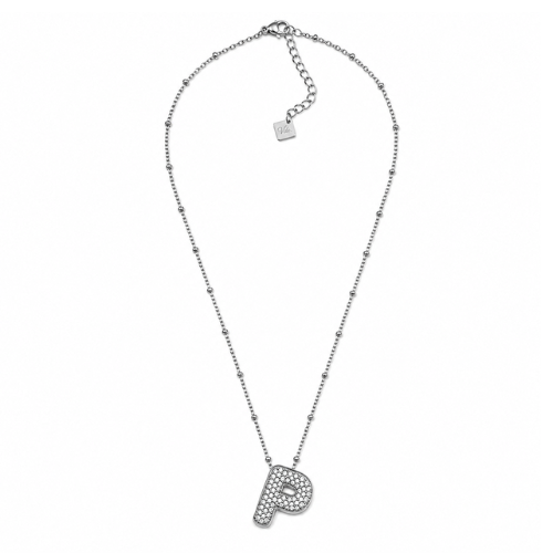Colar Inicial Bubbles Brilhantes Dourado ou Prateado