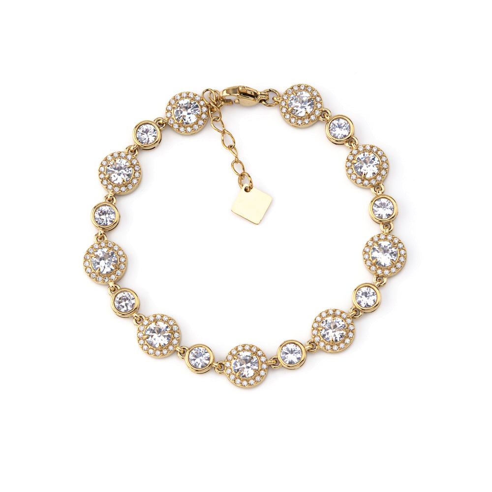 Pulseira Círculos Dourado ou Prateado