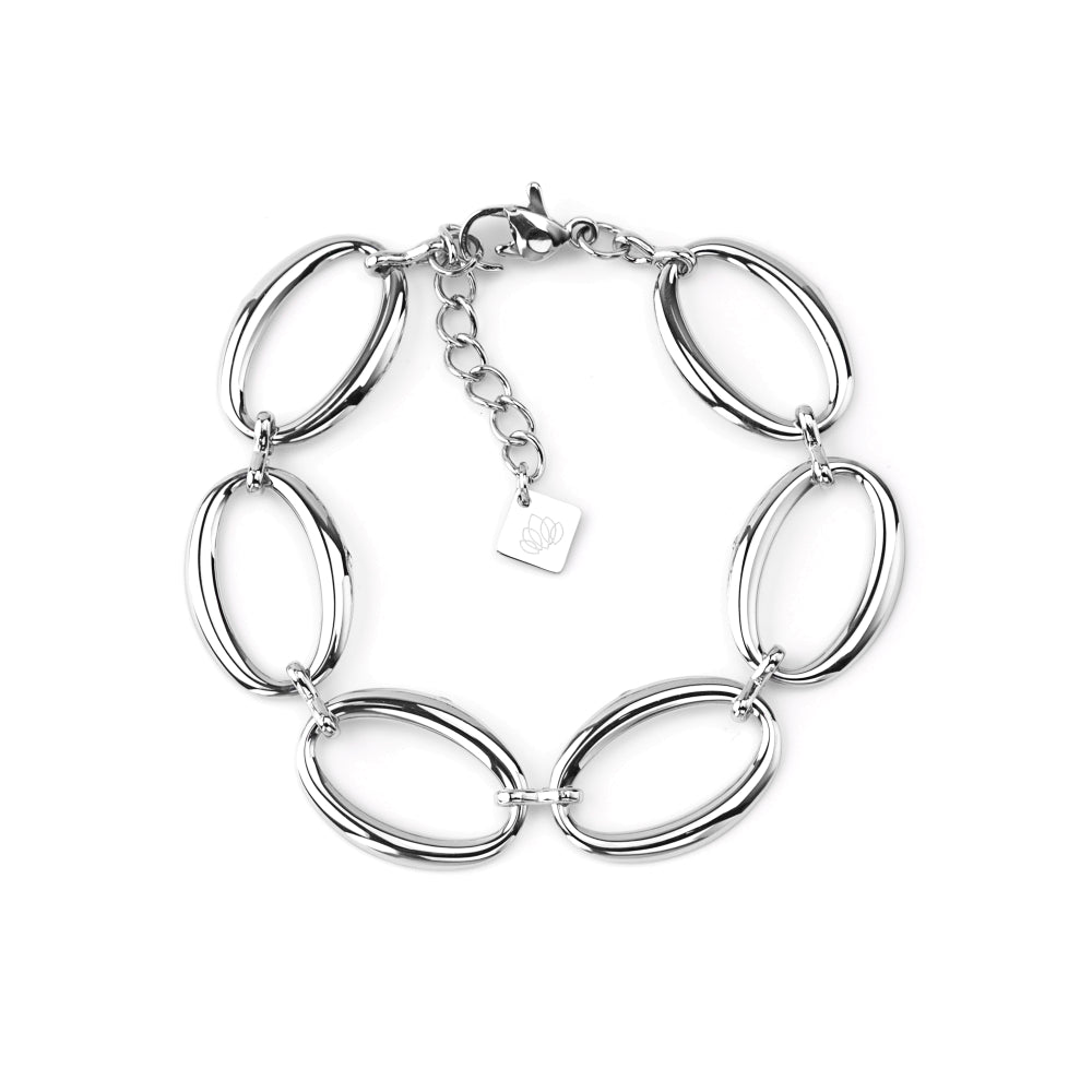 Pulseira Elos Lisos Dourado ou Prateado