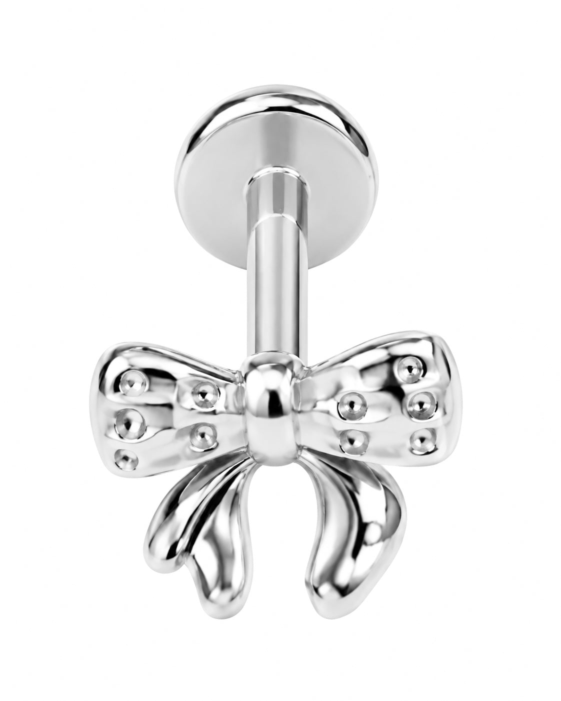 Piercing Laço Dourado ou Prateado