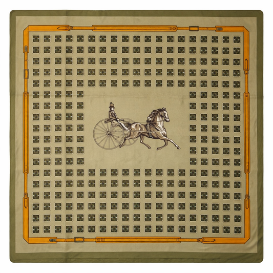 Lenço Carruagem 90x90cm