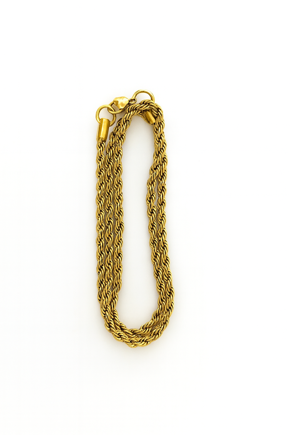 Colar Torcido | Dourado ou Prateado | Aço Inoxidável