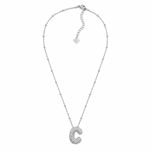 Colar Inicial Bubbles Brilhantes Dourado ou Prateado