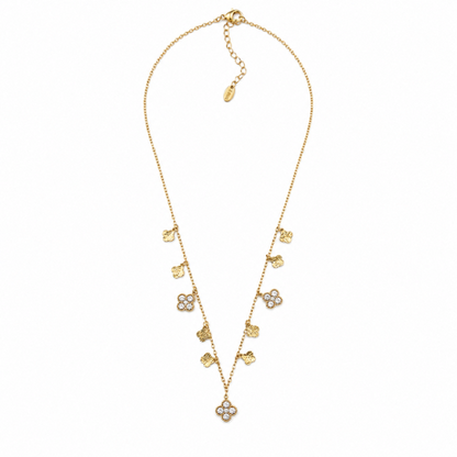 Colar Mini Trevos Dourado ou Prateado