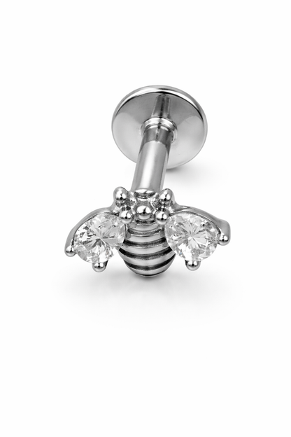 Piercing Abelha Dourado ou Prateado