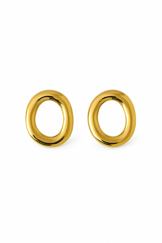 Brincos Irregulares | Dourado | Aço Inoxidável