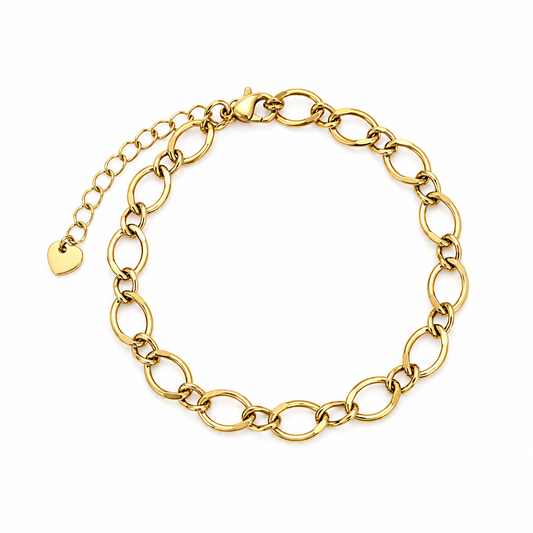 Pulseira Corrente Dourado