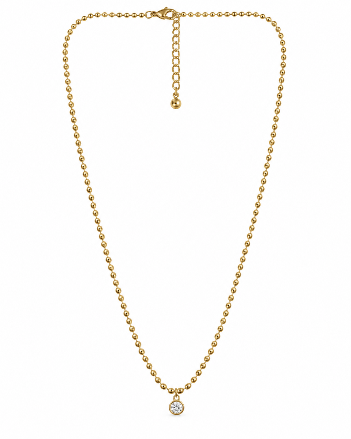 Colar Ponto de Luz Dourado ou Prateado