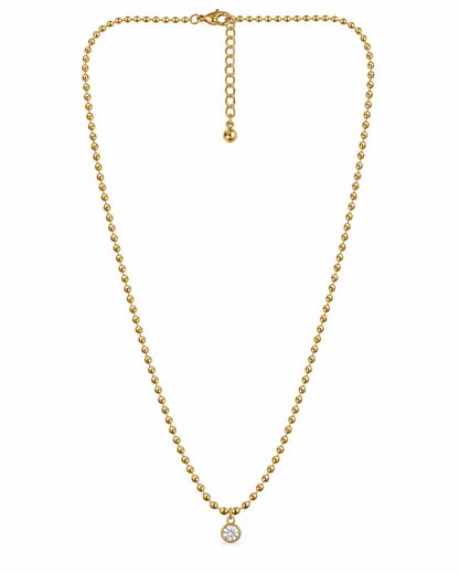 Colar Ponto de Luz Dourado ou Prateado