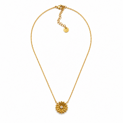 Colar Flor Dourado ou Prateado