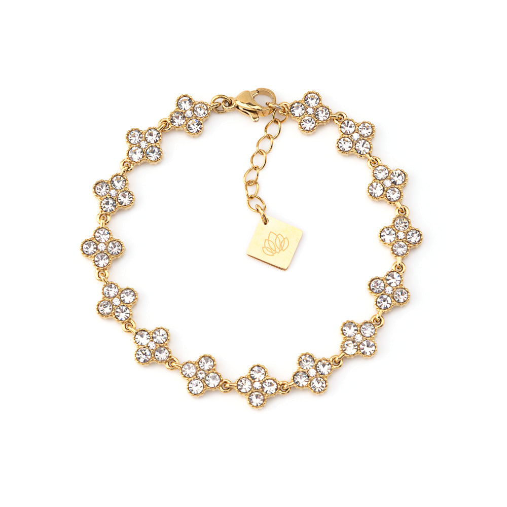 Pulseira Trevos Dourado ou Prateado