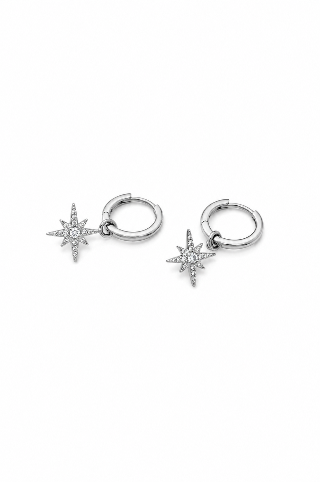 Brincos Estrela Prateado