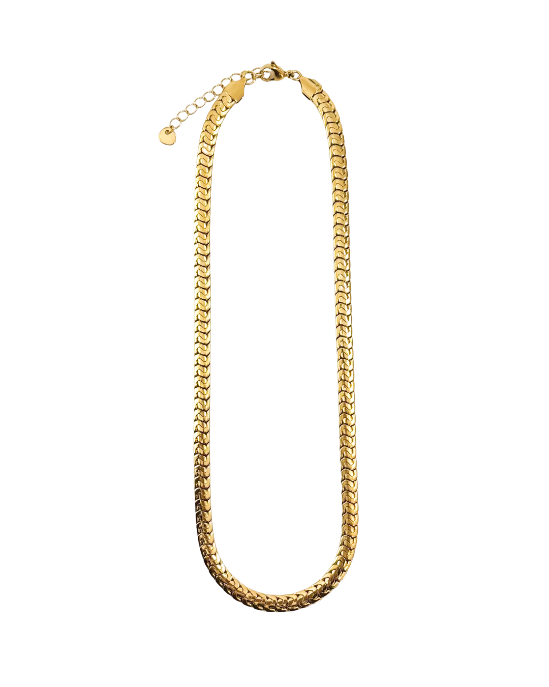 colar corrente dourado aço inox 316l