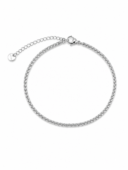 Pulseira de Pé Corrente Dourado ou Prateado