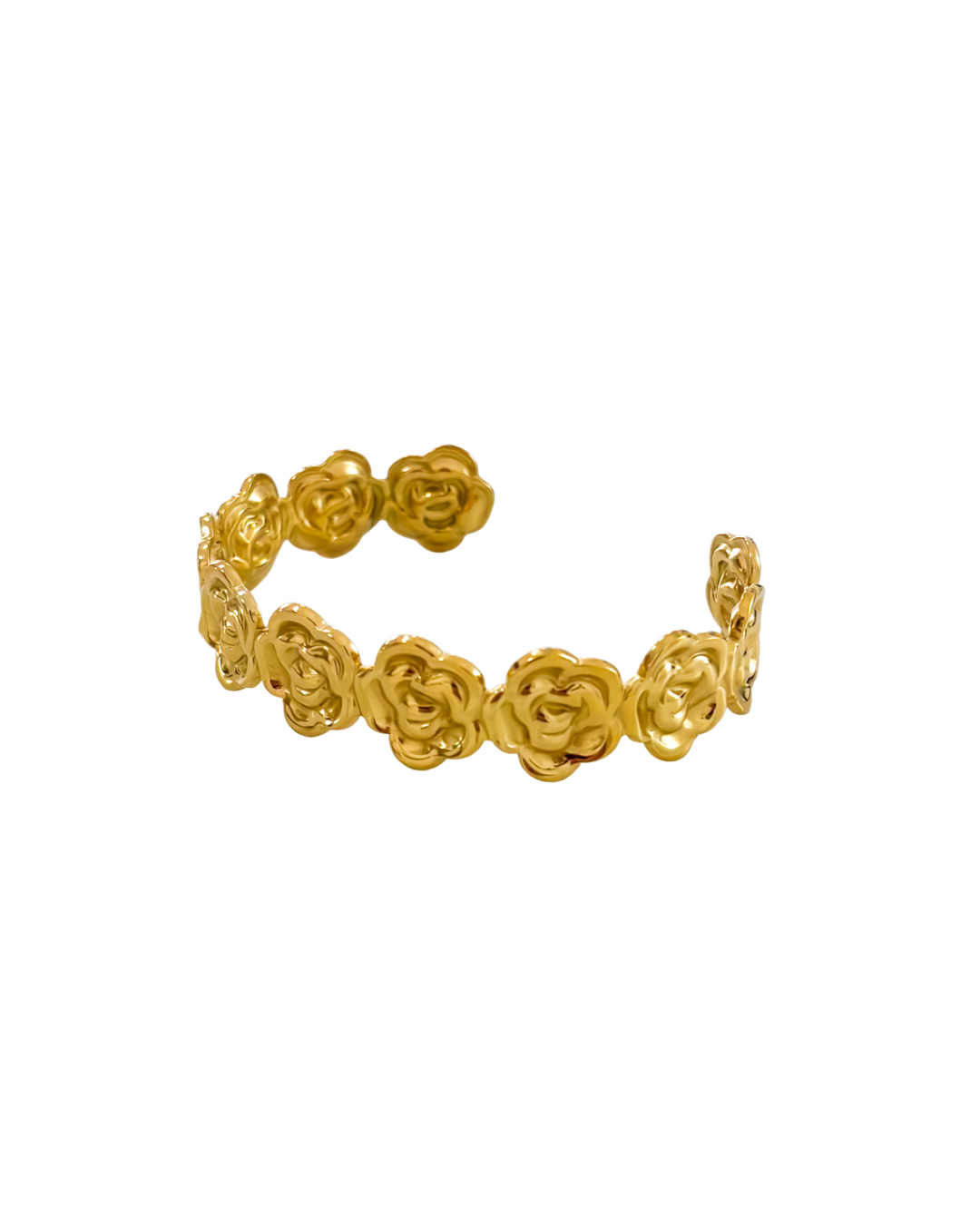 Pulseira Flowers Dourado
