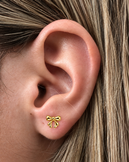 Piercing Laço Dourado ou Prateado