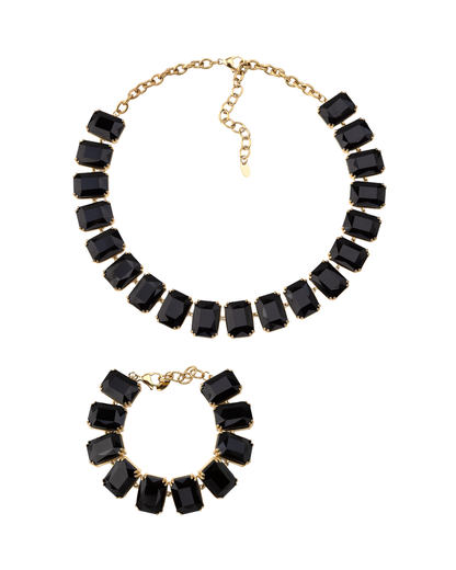 Conjunto Brilhantes Maxi Branco, Preto ou Vermelho