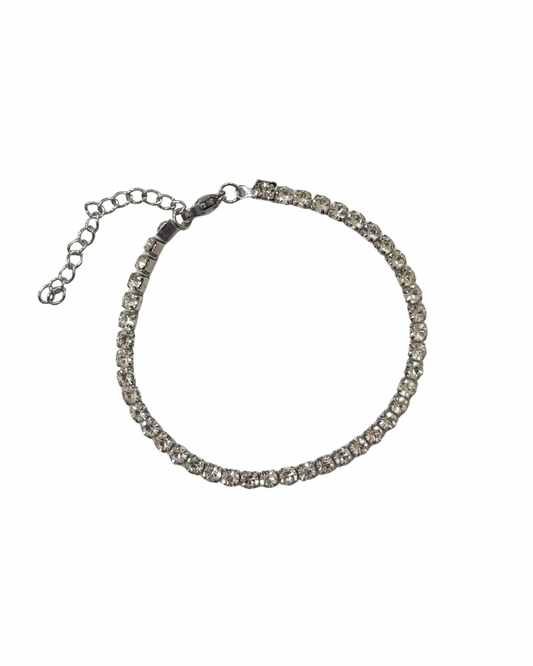 pulseira riviera prateado aço inoxidável 316l
bracelete riviera aço inox prateado dise jewelry
