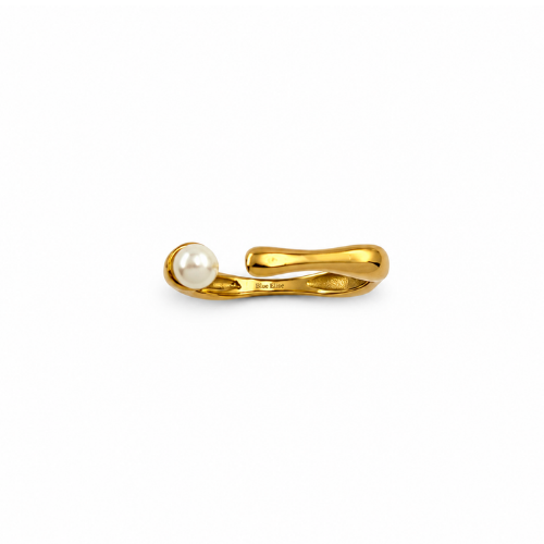 Anel Ajustável Pérola Dourado ou Prateado